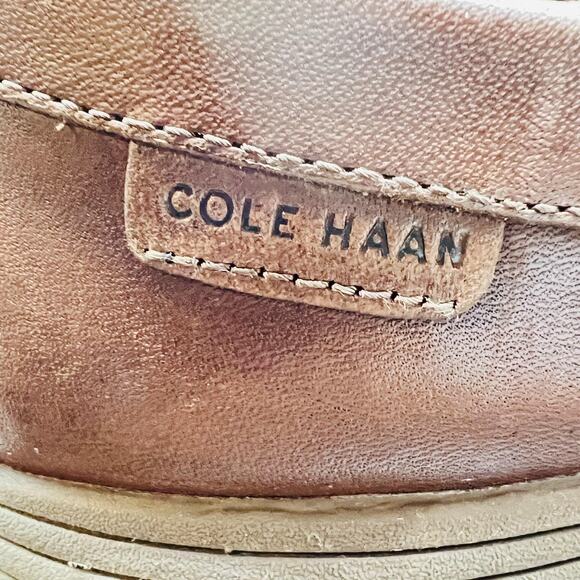 Cole Haan Shoes Mens 11 Brown Leather Slip On Loafers Casual Comfort Walking main image 7
